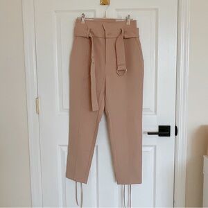 Women casual pants light sand
